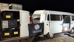 Polícia apreende 300 caixas de vinho