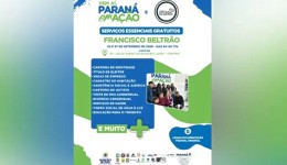 Município  recebe o Paraná em Ação de quinta a sábado; confira os serviços ofertados