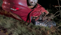 Tragédia na BR-280: colisão entre caminhão e carro deixa vítima fatal