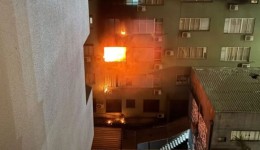 Homem é preso suspeito de provocar incêndio em hotel em Chapecó