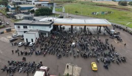 1º Passeio Motociclístico do 3º BPM reúne centenas de motociclistas