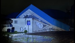 Temporais deixam rastros de destruição durante a madrugada