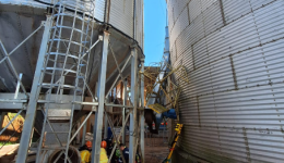 Trabalhador morre e outro fica gravemente ferido após acidente em silo