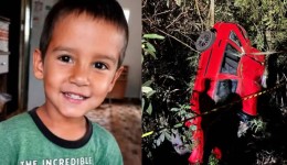 Menino de 7 anos é identificado após morrer em acidente na PR-493
