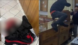 VÍDEO: Foragido por roubo entra em joalheria para ver alianças, saca arma, pula balcão e acaba baleado pelo proprietário