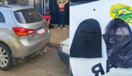 Três pessoas são presas com carro e eletrônicos roubados