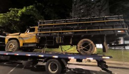 Caminhão furtado em Francisco Beltrão é localizado em residência em Pato Branco