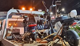 Polícia Militar apreende três veículos elétricos modificados conduzidos por adolescentes