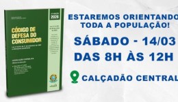 População poderá tirar dúvidas sobre direitos do consumidor em ação do Procon na Praça Central