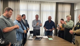 Coronel Hudson e prefeito Pedron anunciam R$ 90 milhões em obras de segurança