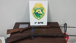Homem é preso após disparo de arma de fogo e ferir animal