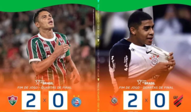 Corinthians e Fluminense garantem vaga nas semifinais