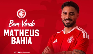 Inter anuncia contratação definitiva do lateral Matheus Bahia até 2027