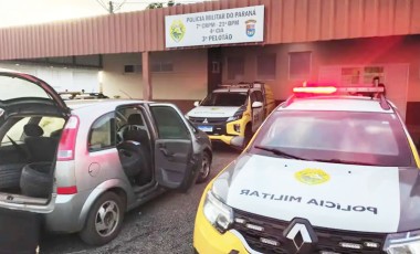 Veículo com 35 pneus trazidos irregularmente do Paraguai é apreendido