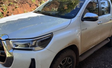 Caminhonete furtada em Barracão é localizada; polícia apura envolvidos