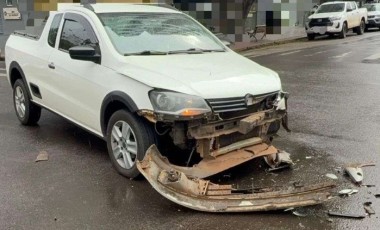 Homem fica ferido após colisão