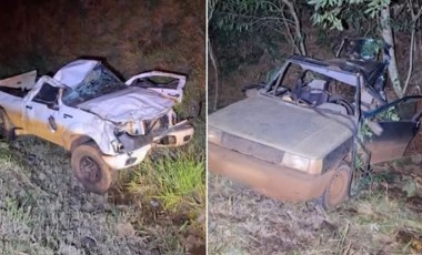 Criança morre após grave acidente entre caminhonete e carro na PRC-158