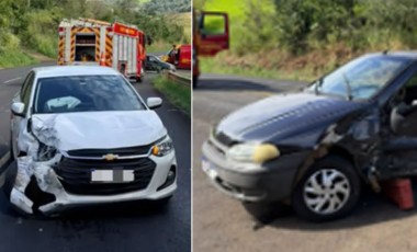 Casal de Francisco Beltrão se envolve em acidente de trânsito na PR-562 em Coronel Vivida