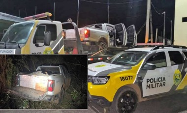 Carga de cigarros contrabandeados é apreendida após perseguição entre Paraná e Santa Catarina