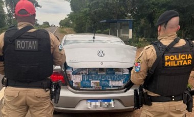 Homem é preso com 10 mil carteiras de cigarros contrabandeados na BR-280