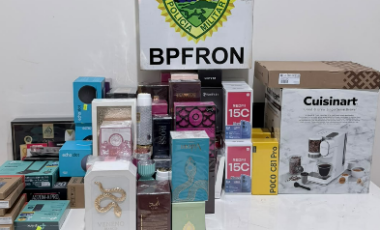 BPFRON apreende celulares, eletrônicos e perfumes avaliados em R$ 45 mil