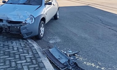 Motociclista fica ferido em colisão no Bairro Vila Nova