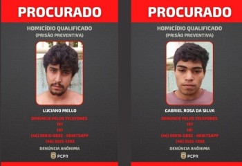 Polícia Civil divulga fotos de investigados por homicídio e pede ajuda para localizá-los