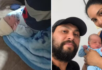 Pai ajuda esposa a dar à luz em casa minutos antes da chegada do Samu
