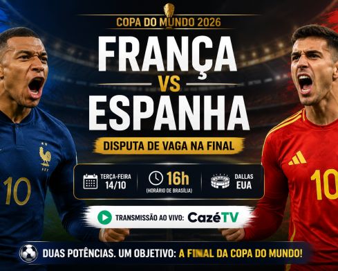 França e Espanha disputam vaga na grande final nesta terça-feira