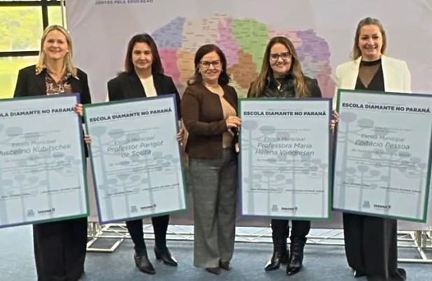 Francisco Beltrão conquista quatro selos Escola Diamante e se destaca na alfabetização no Paraná