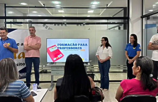 Professores participam de capacitação sobre educação no trânsito