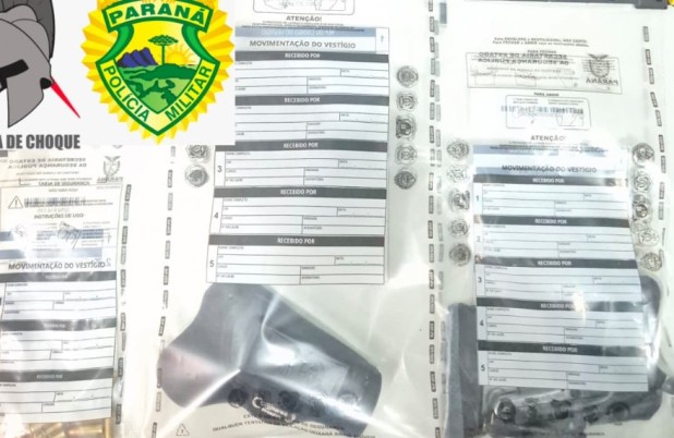 Pistola é encontrada dentro de lixeira durante abordagem em estabelecimento