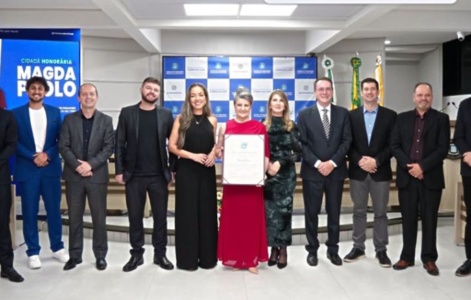Magda Prolo recebe Título de Cidadã Honorária