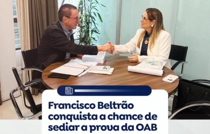 Francisco Beltrão conquista avanço histórico e vai sediar prova da OAB neste ano