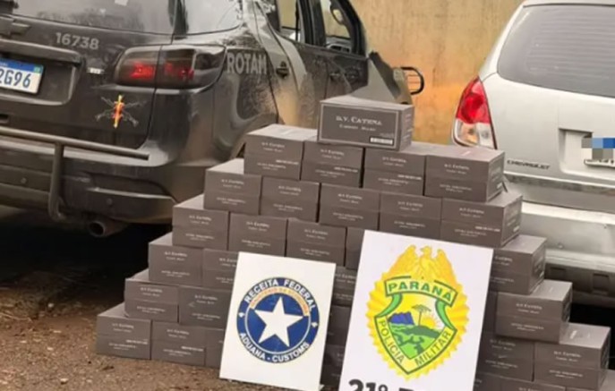 Operação conjunta apreende 40 caixas de vinho sem desembaraço aduaneiro