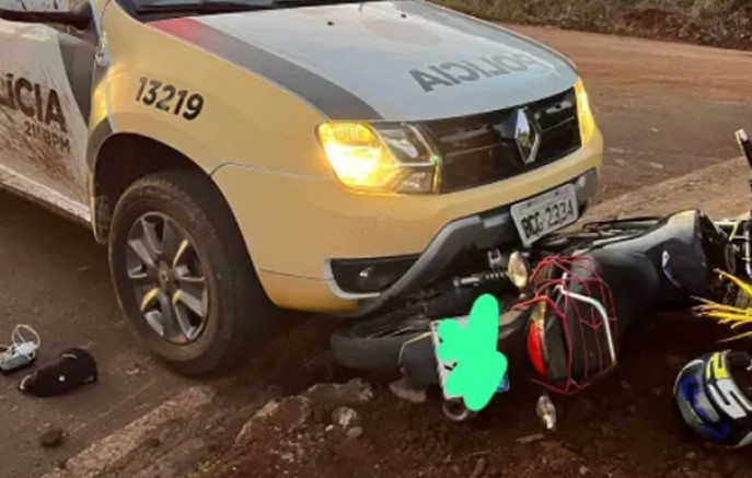 Motociclista sem CNH é detido após fuga e perseguição policial