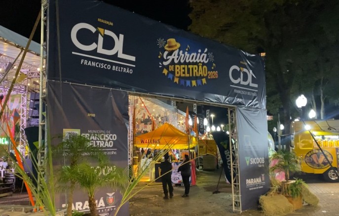 9º Arraiá de Beltrão movimenta a Praça Central com cultura, música e gastronomia