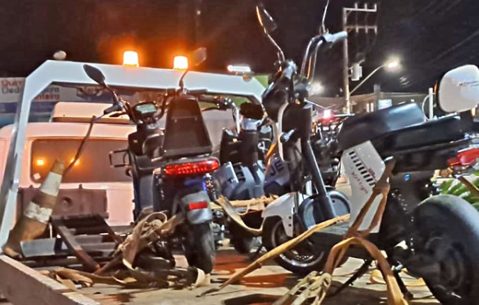 Polícia Militar apreende três veículos elétricos modificados conduzidos por adolescentes