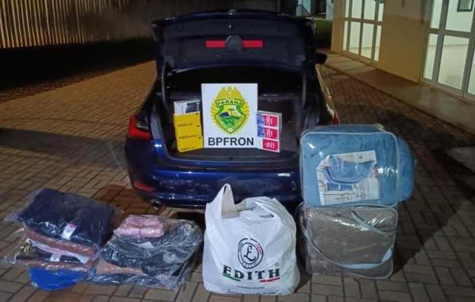 Mercadorias avaliadas em R$ 245 mil são apreendidas durante operação policial