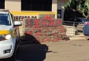 Após perseguição, polícia apreende caminhonete furtada carregada com mais de 1 tonelada de maconha; motorista foi preso