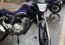 Motociclista fica ferido após colisão no bairro São Cristóvão