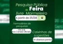 Prefeitura promove pesquisa para feira livre