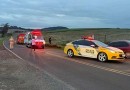 Motociclista fica gravemente ferido após colisão com carro na PR-473