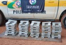 Policiais Rodoviários de SC apreendem 80 quilos de maconha em Palmas