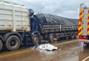 Caminhoneiro morre em grave acidente na BR-163