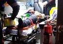 Motociclista fica ferido em acidente registrado no centro de Marmeleiro