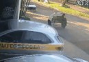 Aluna invade autoescola com carro enquanto tentava fazer baliza