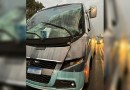 Ônibus da saúde de Realeza se envolve em acidente