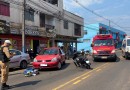 Acidente de trânsito deixa motociclista ferido no bairro Cango