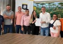 Prefeito Cleber autoriza obra de calçamento para a Linha Macagnan